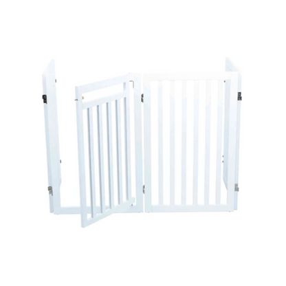 Trixie Dog Gate With Door White