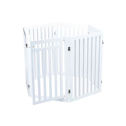 Trixie Dog Gate With Door White