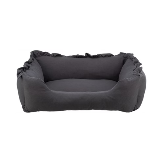 Trixie Dog Basket Amelie Square Dark Gray
