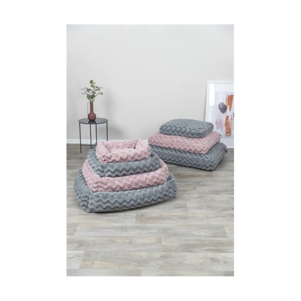 Trixie Dog Basket Loki Recycled Square Pink