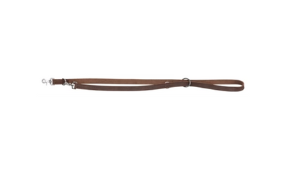 Trixie Dog Leash Rustic Adjustable Greased Leather Dark Brown