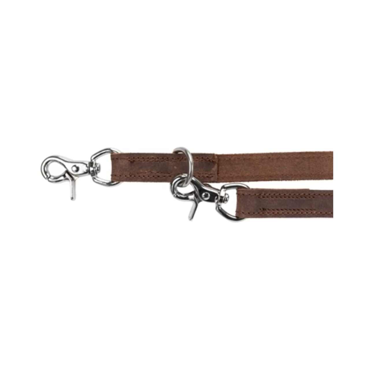 Trixie Dog Leash Rustic Adjustable Greased Leather Dark Brown