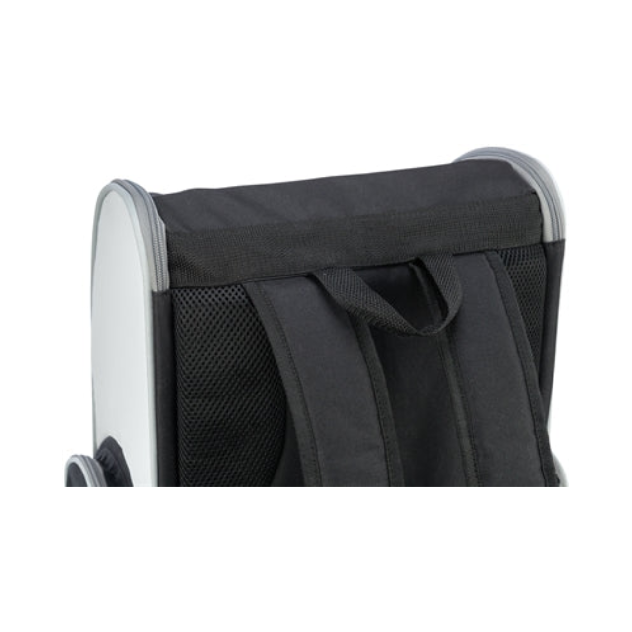 Trixie Dog Bag Backpack Chloe Light Gray / Black