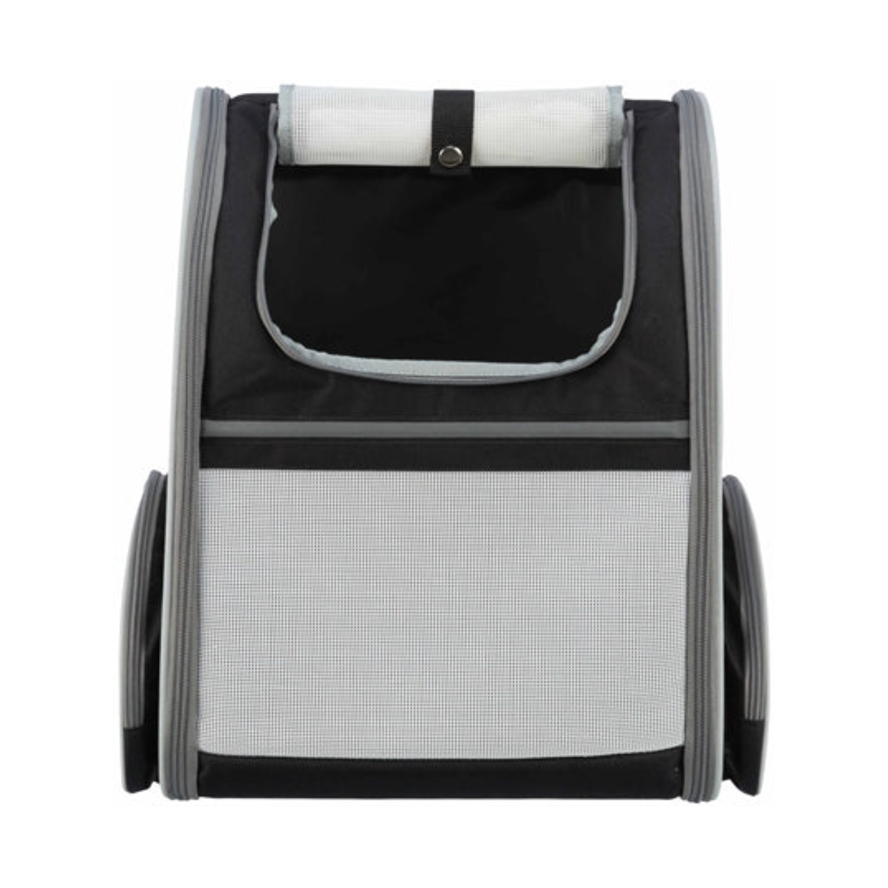 Trixie Dog Bag Backpack Chloe Light Gray / Black