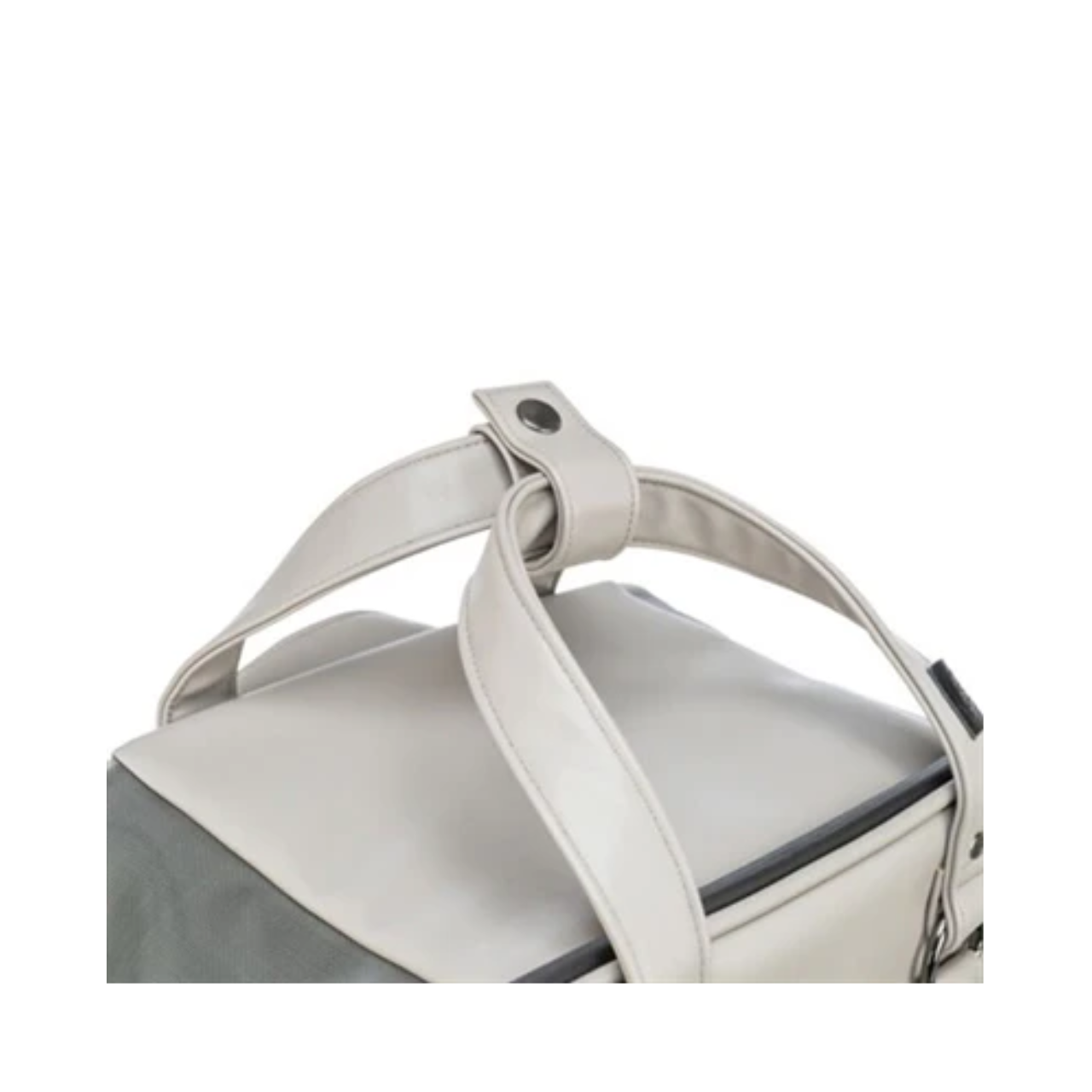 Trixie Dog Bag Backpack Citystyle Faux Leather Light Gray