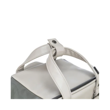 Trixie Dog Bag Backpack Citystyle Faux Leather Light Gray