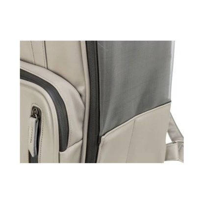 Trixie Dog Bag Backpack Citystyle Faux Leather Light Gray