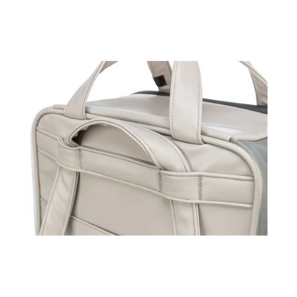 Trixie Dog Bag Backpack Citystyle Faux Leather Light Gray