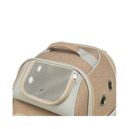 Trixie Dog Bag Backpack Willow Beige / Brown