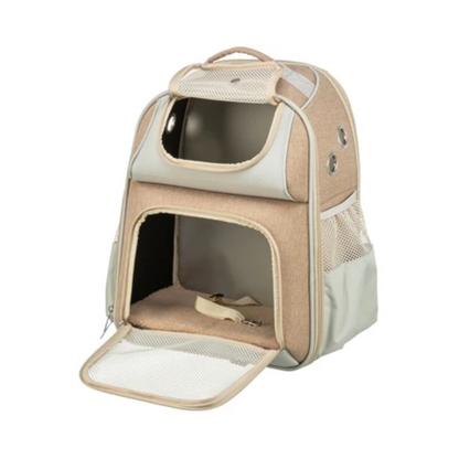 Trixie Dog Bag Backpack Willow Beige / Brown