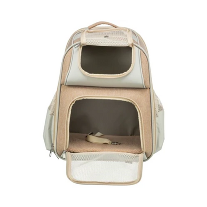 Trixie Dog Bag Backpack Willow Beige / Brown