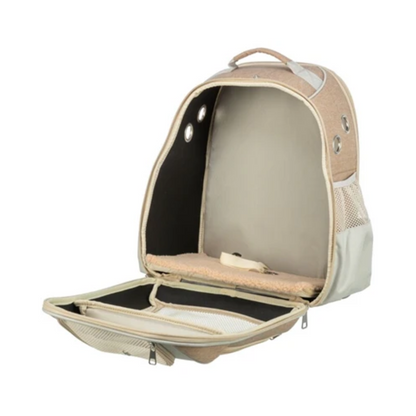 Trixie Dog Bag Backpack Willow Beige / Brown