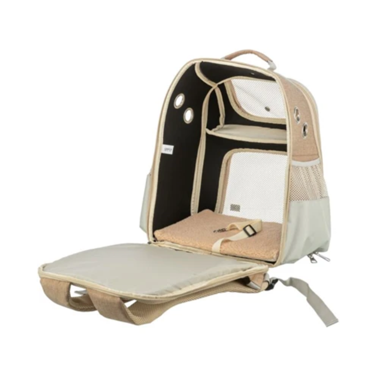 Trixie Dog Bag Backpack Willow Beige / Brown