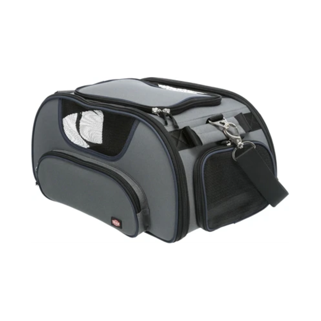 Trixie Dog Bag Airplane Bag Wings Gray / Blue