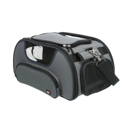 Trixie Dog Bag Airplane Bag Wings Gray / Blue