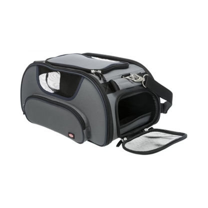 Trixie Dog Bag Airplane Bag Wings Gray / Blue