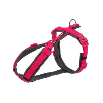 Trixie Hondentuig Premium Trekking Fuchsia / Grijs