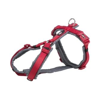 Trixie Hondentuig Premium Trekking Rood / Grijs