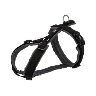 Trixie Hondentuig Premium Trekking Zwart / Grijs