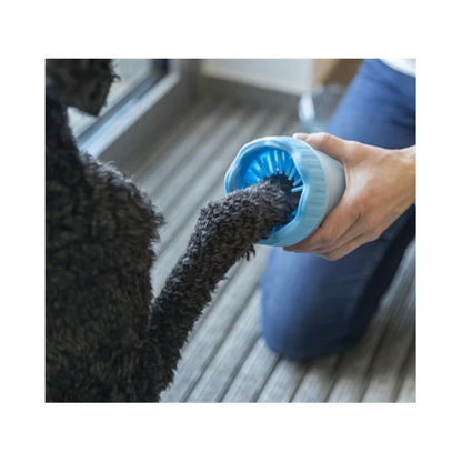 Trixie Paw Cleaner for Dogs Silicone/PP Blue