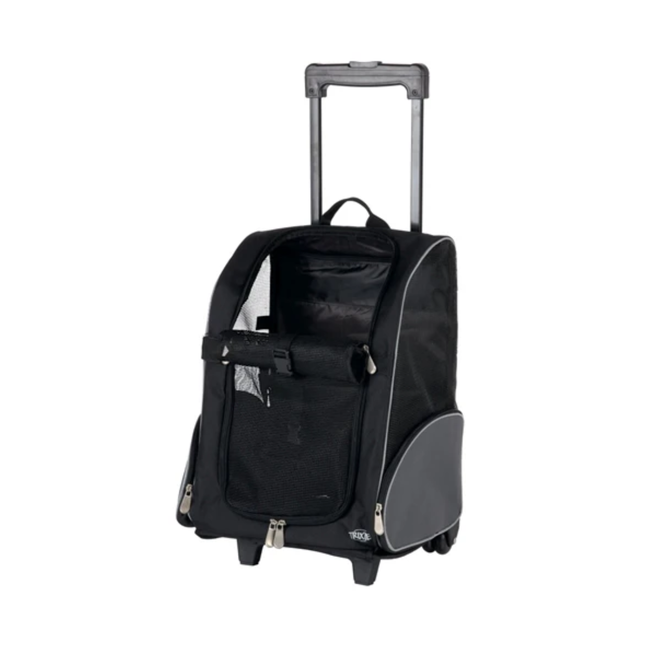 Trixie Travel Basket Trolley Black/Gray 