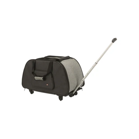 Trixie Travel Basket Trolley Black / Light Gray