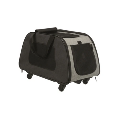 Trixie Travel Basket Trolley Black / Light Gray