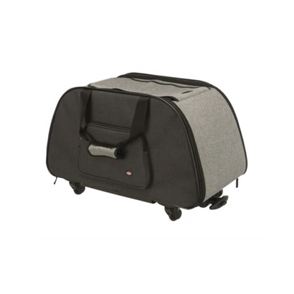Trixie Travel Basket Trolley Black / Light Gray