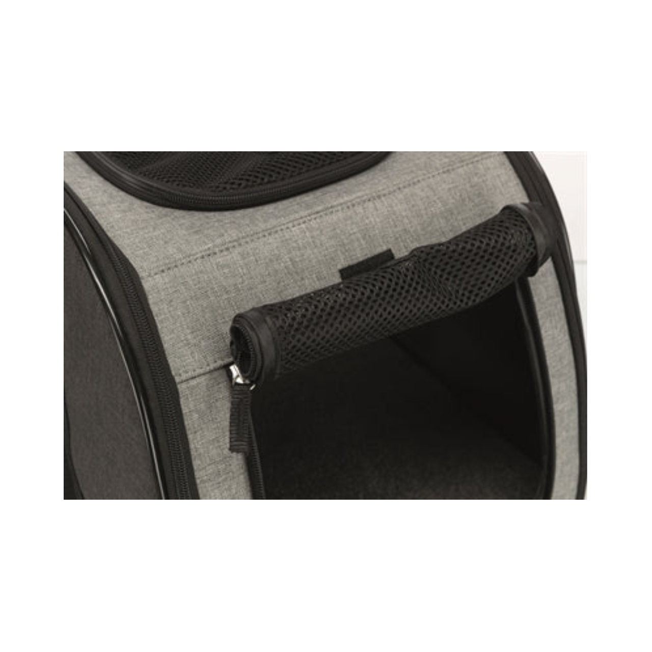 Trixie Travel Basket Trolley Black / Light Gray