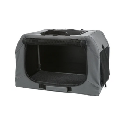 Trixie Soft Kennel Easy Travel Crate Gray