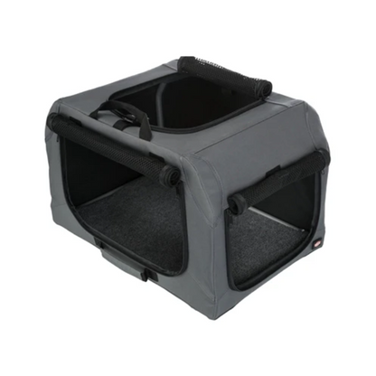 Trixie Soft Kennel Easy Travel Crate Gray