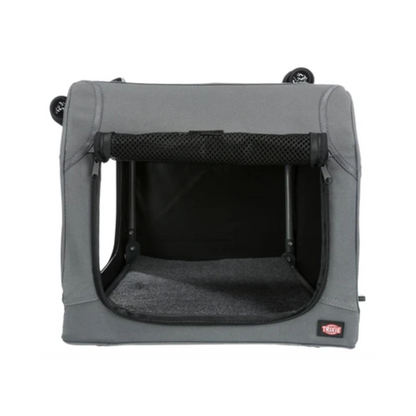 Trixie Soft Kennel Easy Travel Crate Gray