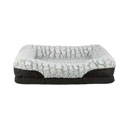 Trixie Vital Dog Basket Lino Square Black/Gray