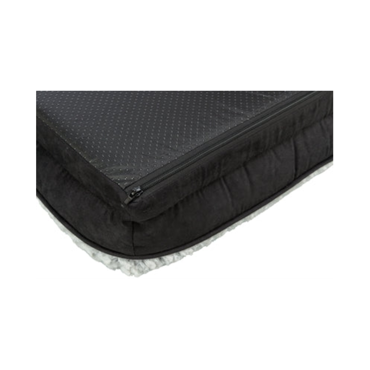 Trixie Vital Dog Basket Lino Square Black/Gray