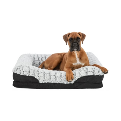 Trixie Vital Dog Basket Lino Square Black/Gray