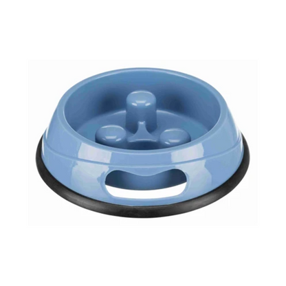 Trixie Feeding Bowl Slow Feed Plastic Anti-Slip Assorted