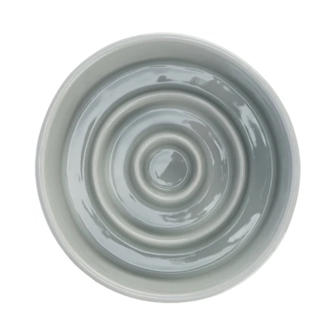 Trixie Feeding Bowl Slowfeeding Ceramic Gray / Blue