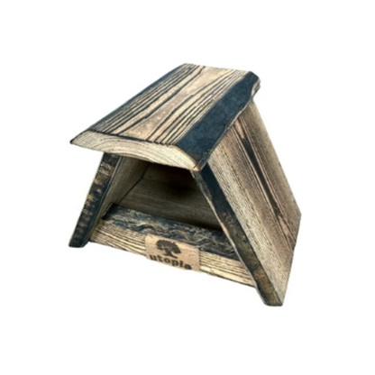 Utopia Nesting Box Robin / Blackbird Burnt Douglas Wood