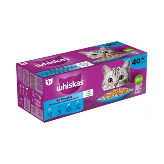 Whiskas Multipack Pouch Adult Fish Selection In Jelly