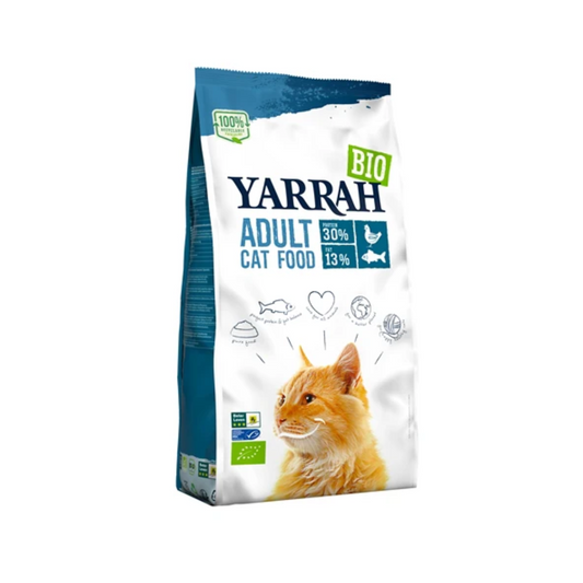 Yarrah Cat Biologische Brokken Vis (Msc) Zonder Toegevoegde Suikers