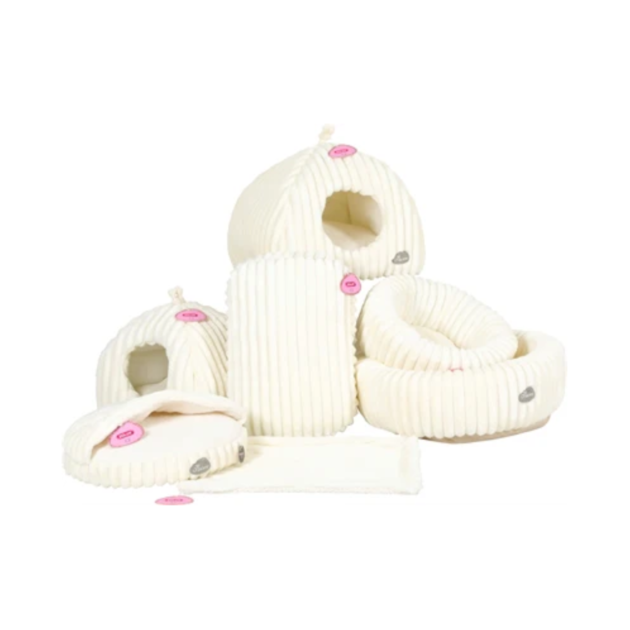 Zolux Cat Bed Naomi Cuddle White 