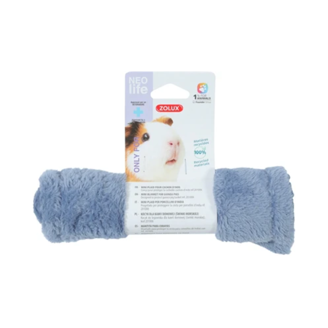 Zolux Neolife Mini Blanket Guinea Pig Blue