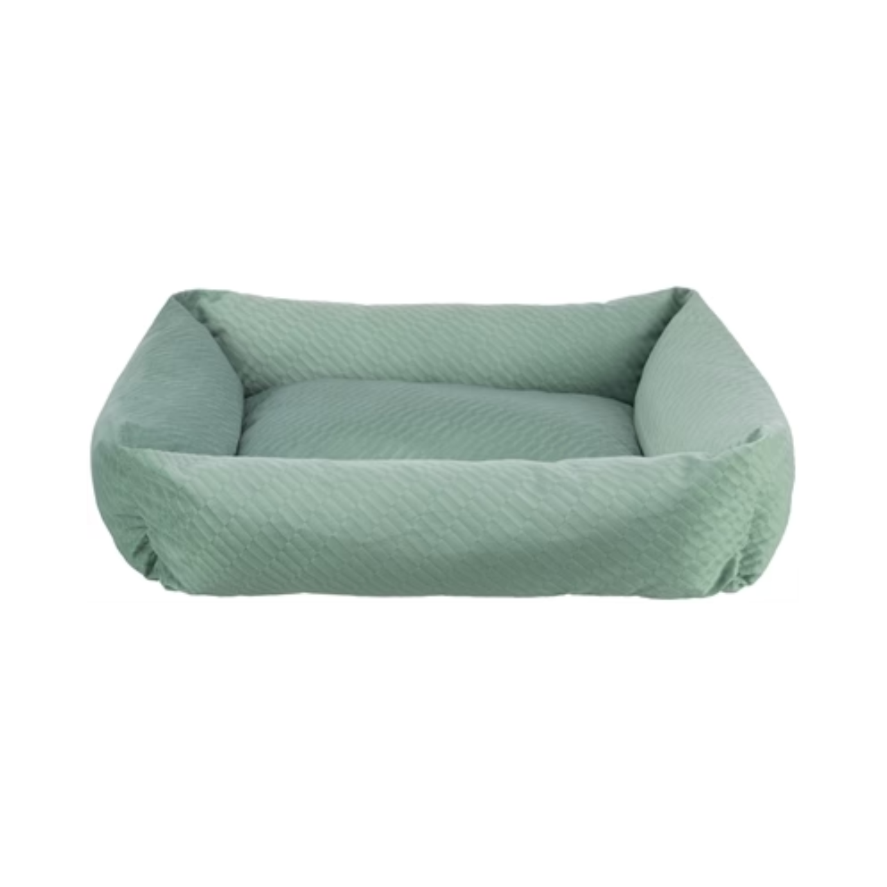 Trixie Dog Basket Alena Square Sage Green