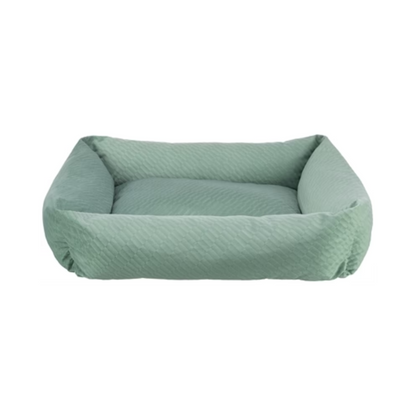 Trixie Dog Basket Alena Square Sage Green