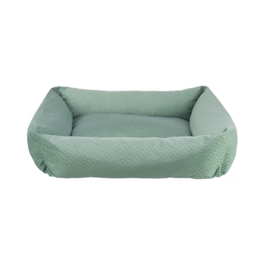Trixie Dog Basket Alena Square Sage Green